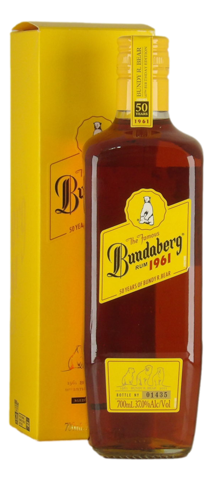 Bundaberg 1961 50 Years of Bundy R. Bear Rum (1x 700mL) Qld
