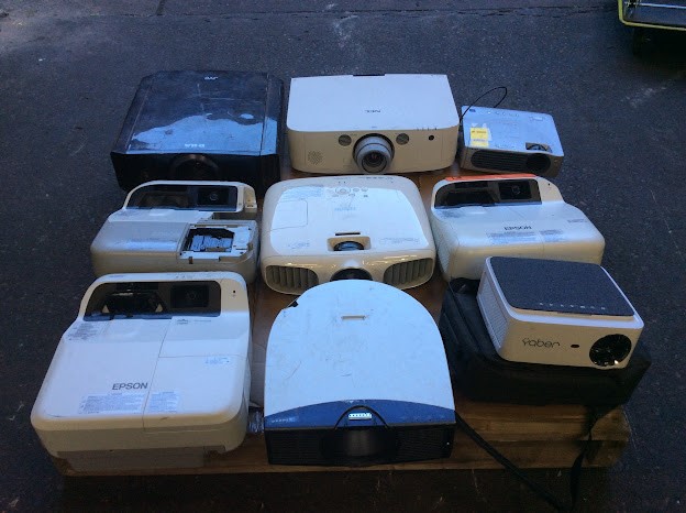 SONY VPL-CX11&NEC PA500X&JVC D-ILA&Epson EB-485Wi&Epson EH-TW6100W Lot of 9