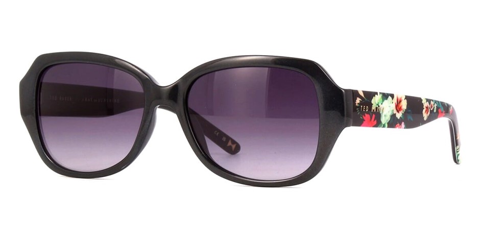 TED BAKER Polarised Sunglasses, 56-17-140, 1606 001P Black. NB: lens colour