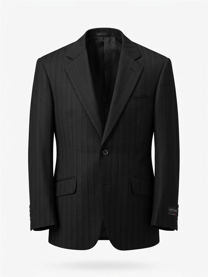 LEONARDO Men's Formalwear Suit Jacket, Size 40SH, Poly/Viscose, Black.  Buy