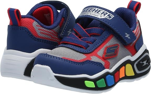 SKECHERS Boy's Play Scene-Storm Brights Light Up Sneaker, EU23/UK6/US7 Todd