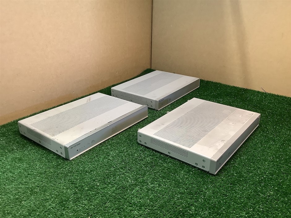 Cisco C1117 ISR 1100 Series 4G LTE Integrated Services Router (Lot of 3)