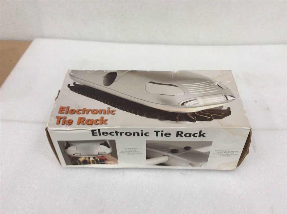 R2M Pacific TR1 Electronic Tie Rack Automatic Rotating Tie Organizer