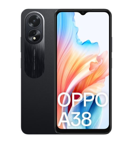 OPPO A38 features a 6.56-inch HD+ LCD display, 50MP main rear camera.