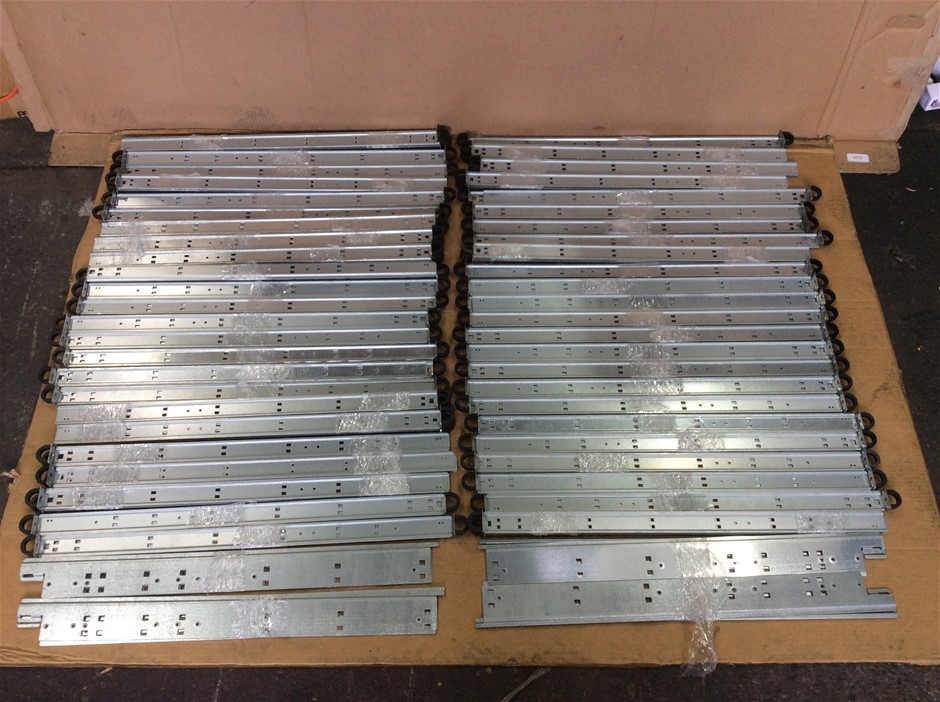 Unbranded Server Rack Mount Sliding Rails (Lot of 52)