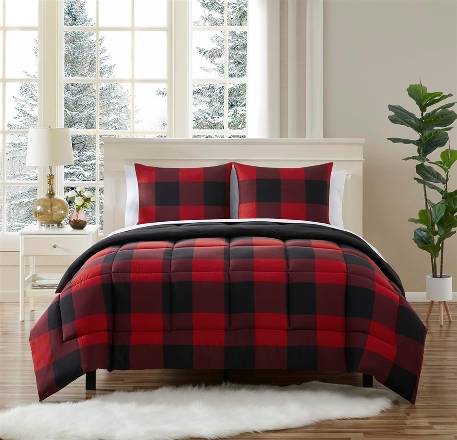 SWEET HOME COLLECTION 7 Piece Comforter Set Bag