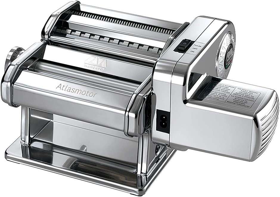 MARCATO Atlas Motor Pasta Maker Machine, Silver. NB: Minor Use.