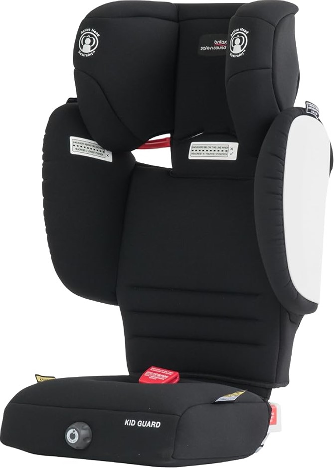 BRITAX Safe N Sound Kid Guard Booster Seat, 4 to 10 Years, Black.
