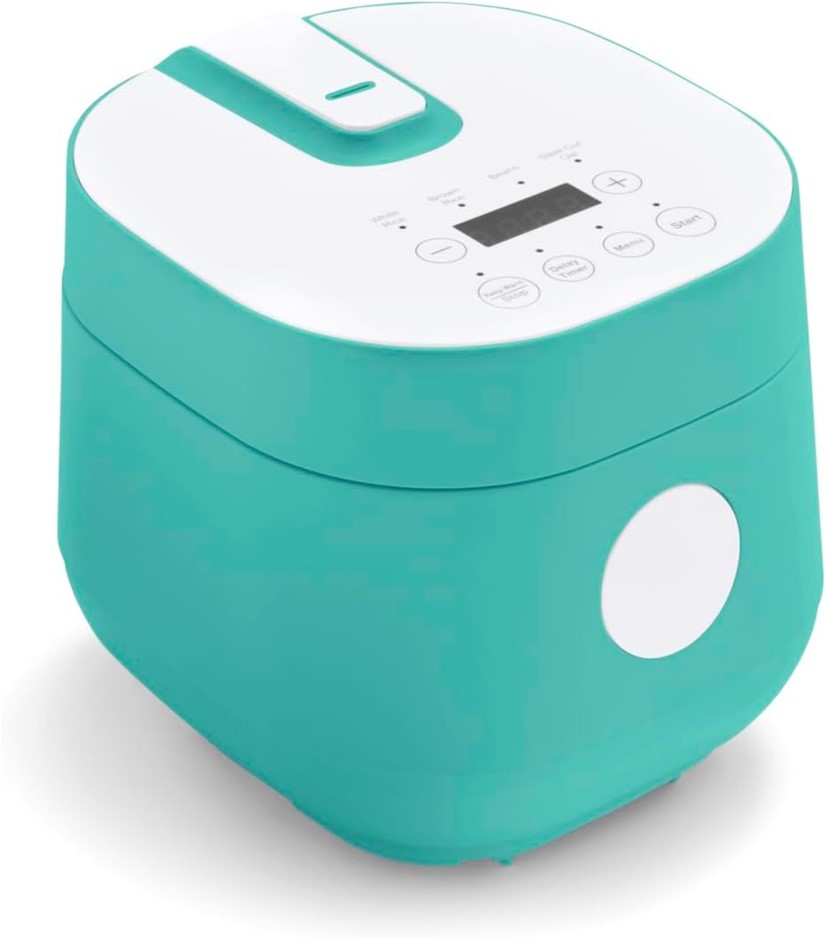 GREENLIFE Rice and Grains Cooker, 1.2L, Turquoise.