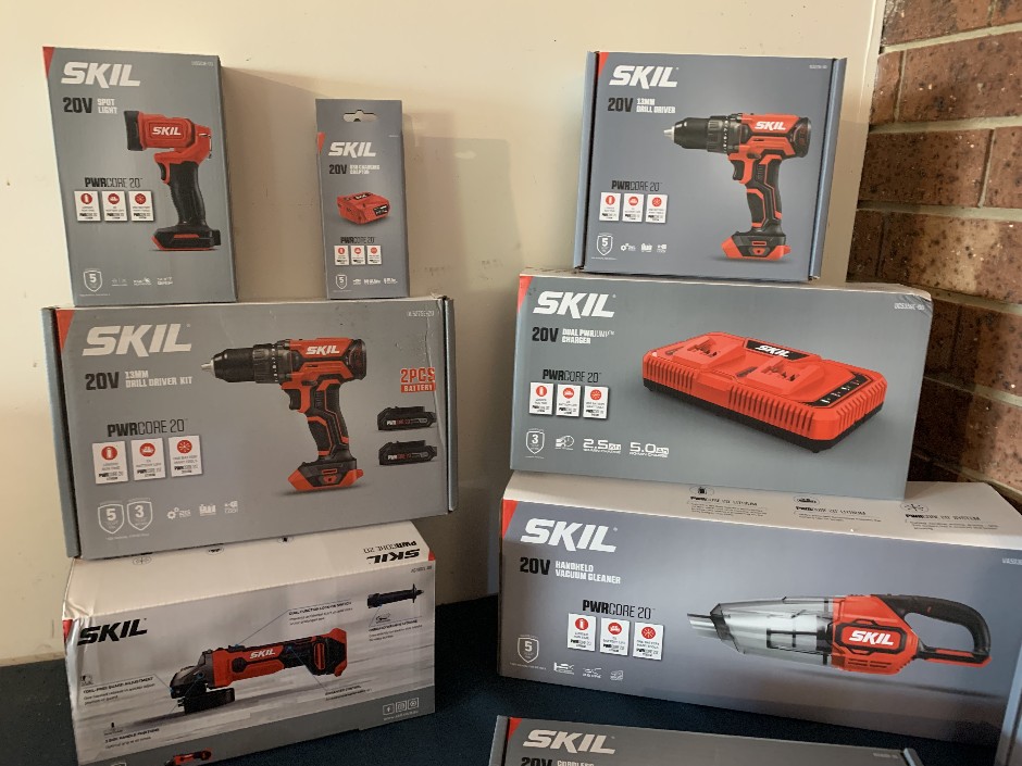 Various Skil Tools Comprising