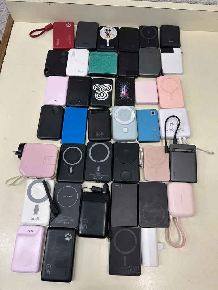 Approx 40 x Assorted Small Power Banks