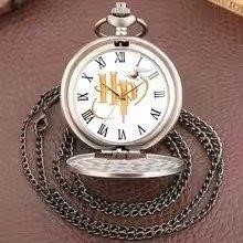 Golden Thief Necklace Pocket Watch Hogwarts Retro Flip Quartz