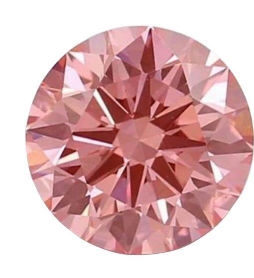 0.01ct Argyle Pink PC1 Round Diamond With Certificate