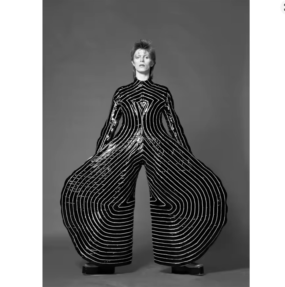 DAVID BOWIE "Doll Kansi Yamamoto Costume" CANVAS Print.
