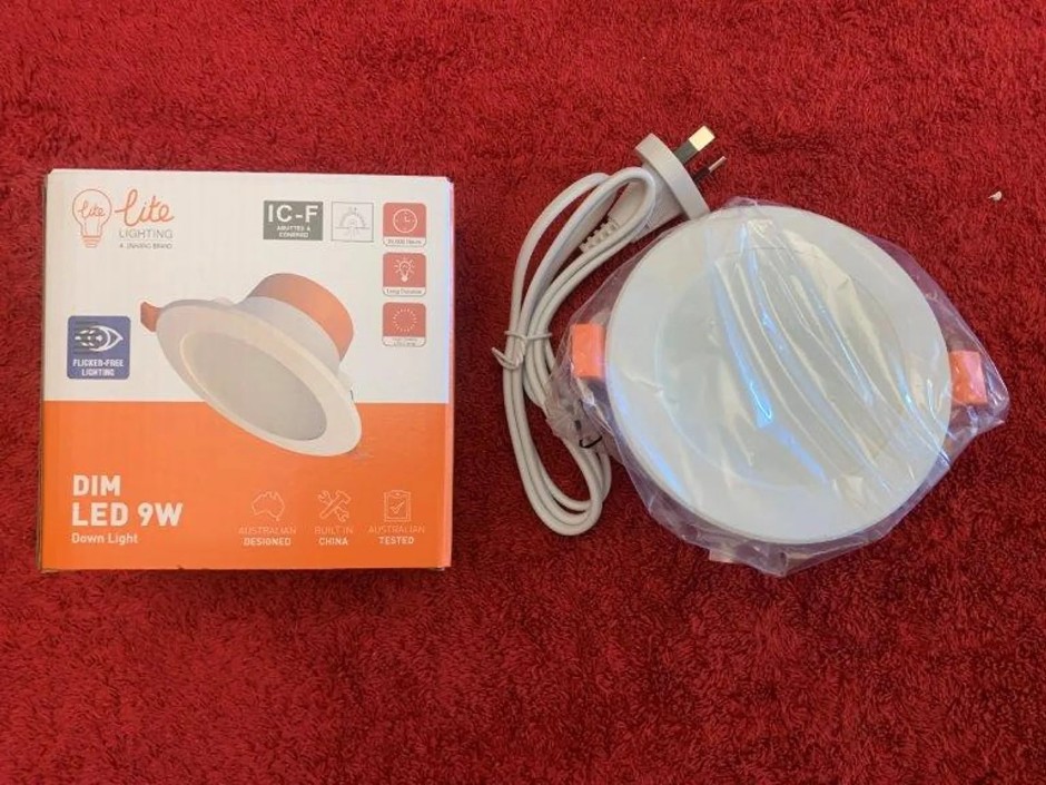 10 x Lite 9W LED Dimmable Down Lights