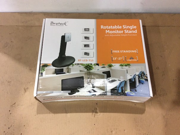Brateck BT-LCD-T15 Adjustable Monitor Stand 13"-27" - New