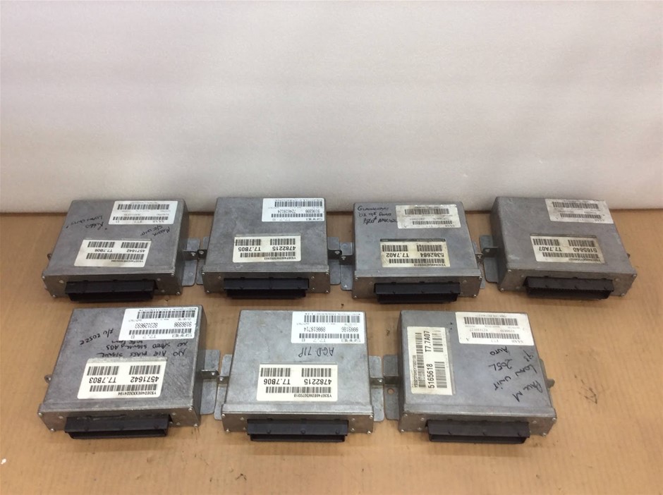 Saab Trionic T7 Engine Control Unit ECU Modules (Lot of 7)
