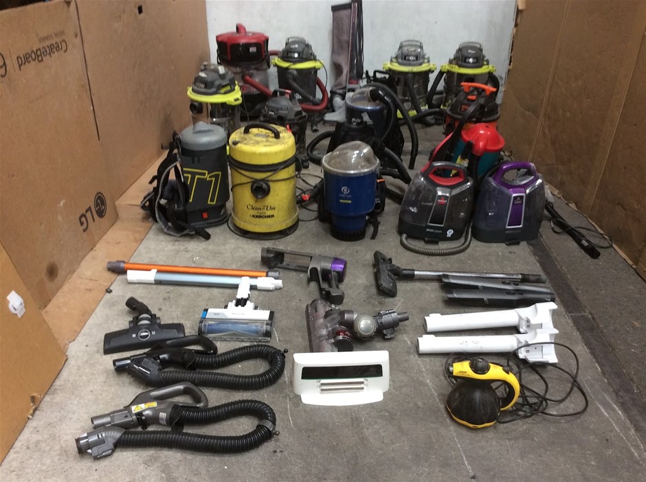 Assorted Brands Vacuum & Carpet Cleaners With Accessories (Mixed Lot)