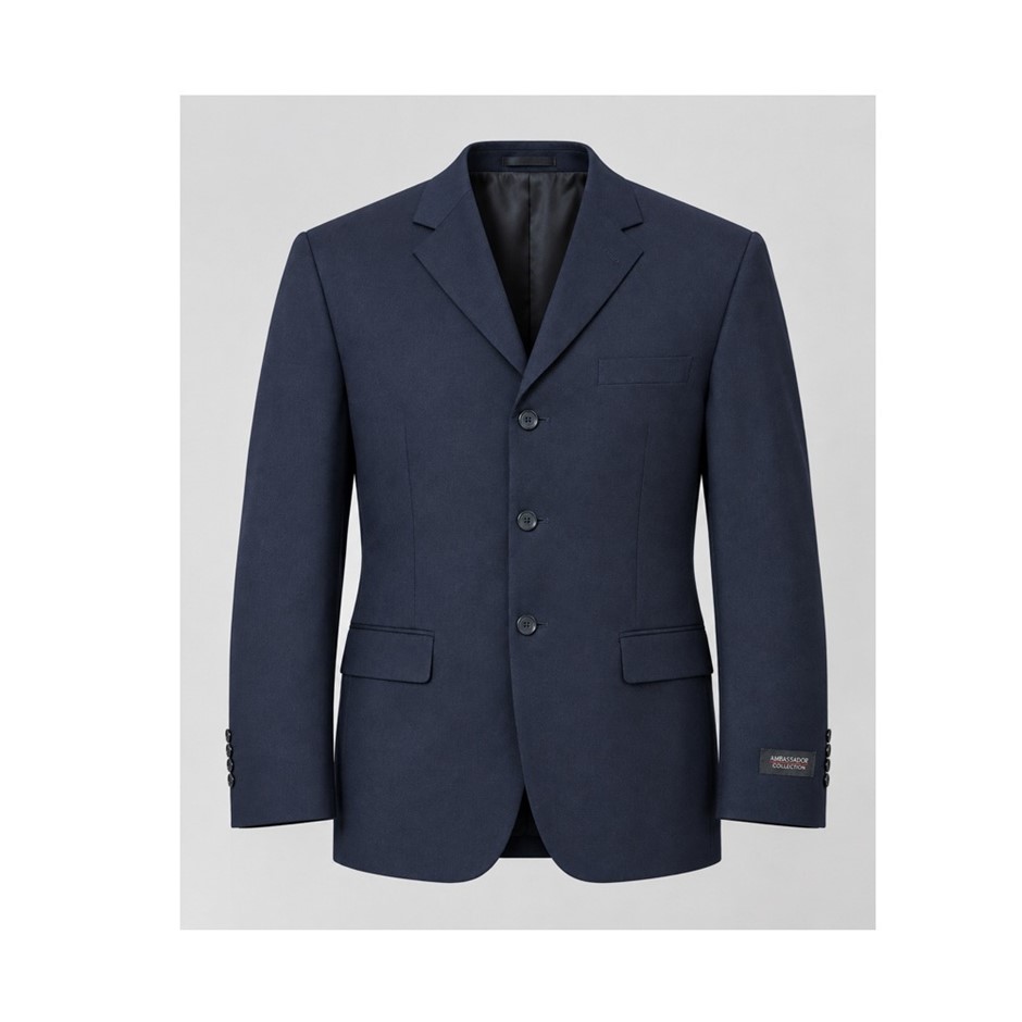 AMBASSADOR COLLECTION Men's Formalwear Suit Jacket, Size 38R, Navy.