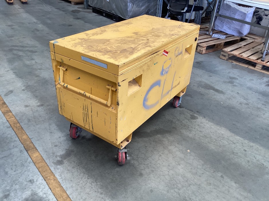 Yellow Job Site Storage Box