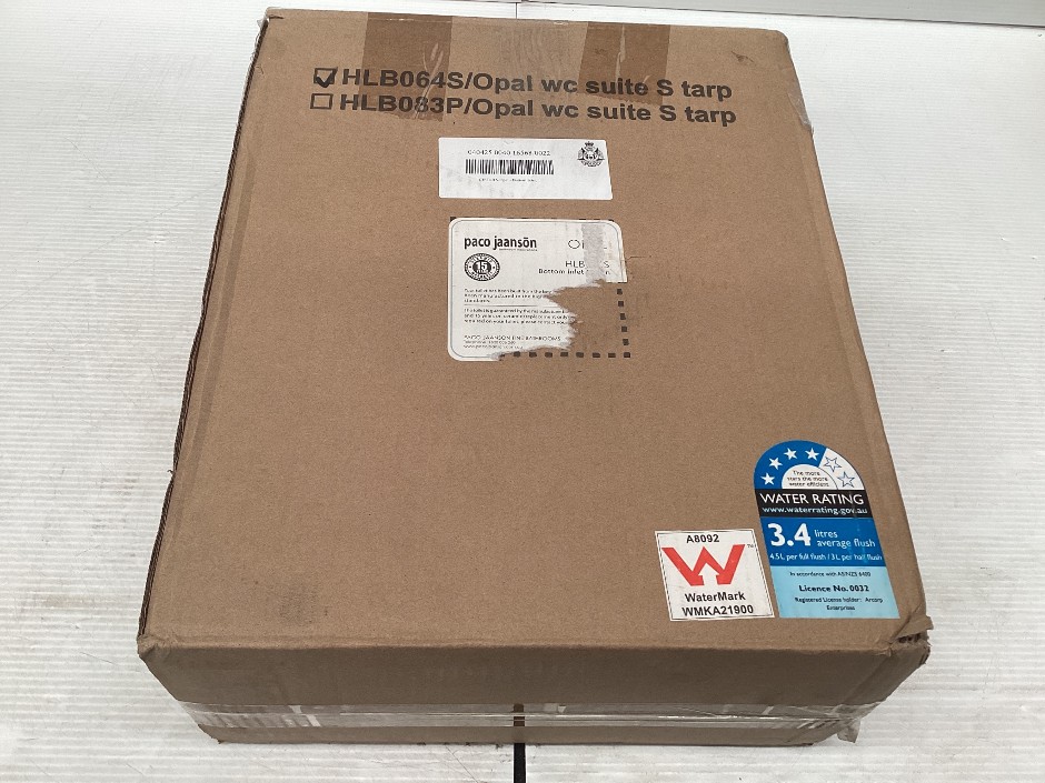 Paco Jaanson Opal HLB064S Bottom Inlet Cistern