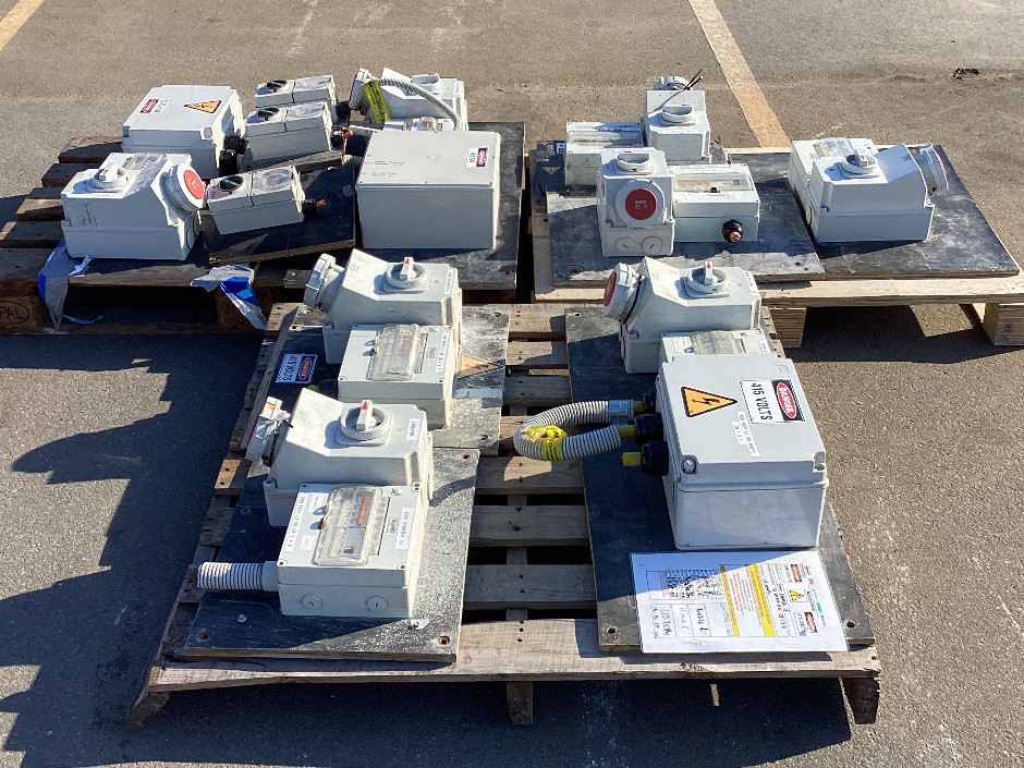 Industrial Electrical Equipment x 3 Pallets