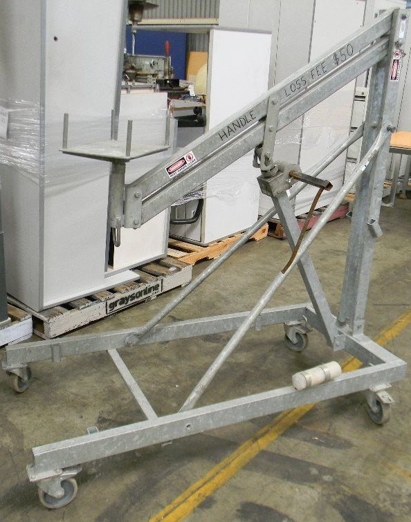 Beam Lifter Kragarmlift Kal275 600kg Capacity Manual Hydraulic Lift Ite Auction 0136 Grays Australia