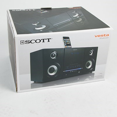 Scott Vesta DVD/CD Audio System with iPod Dock