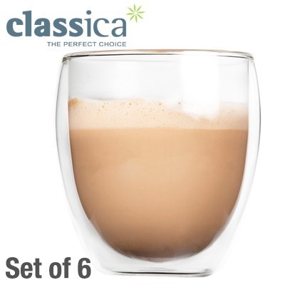 Set of 6 Classica Java 250ml Double Wall