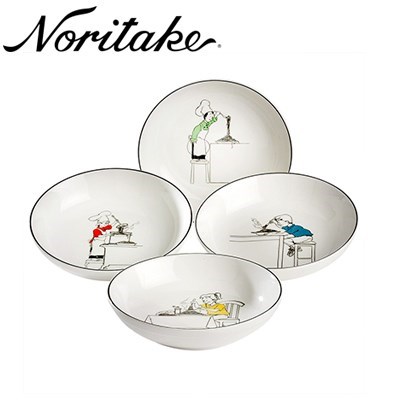 Noritake Epoch Le Restaurant Set of 4 Pa