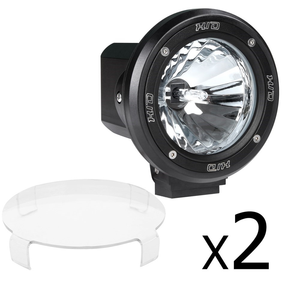 2 x 6 Inch HID Spiral Spot Driving Light