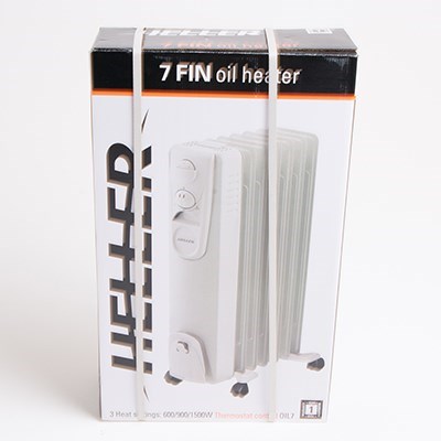 Buy 1500W 7 Fin Column Oil Heater - White | Grays Australia