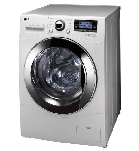 LG 10kg Front Load Washing Machine (Whit