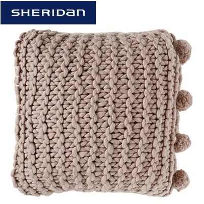 Sheridan Wool Knit Square Cushion - Aeto