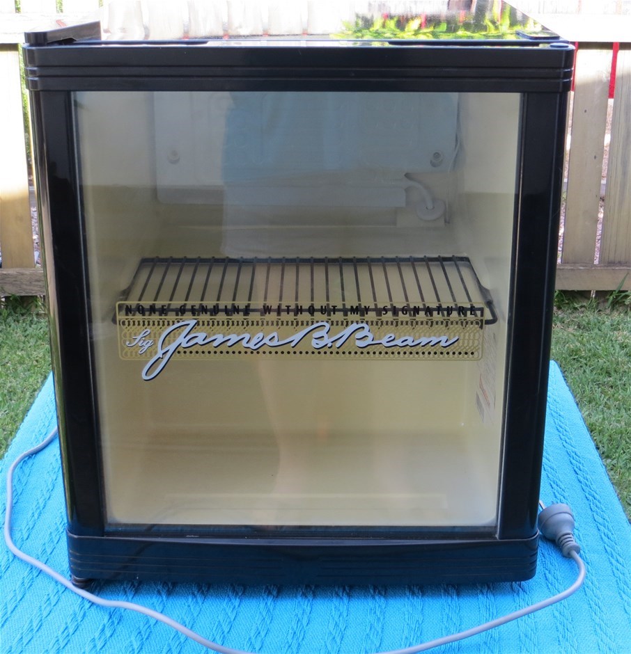 Jim Beam 50litre Glass Fronted Bar Fridge Auction 0031 7005184 Grays Australia