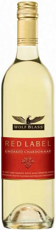 Wolf Blass `Red Label` Unoaked Chardonna