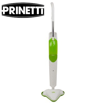 Prinetti 1500W Steam Mop - White/Green