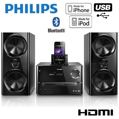 Philips DVD Micro Music System and iPhon