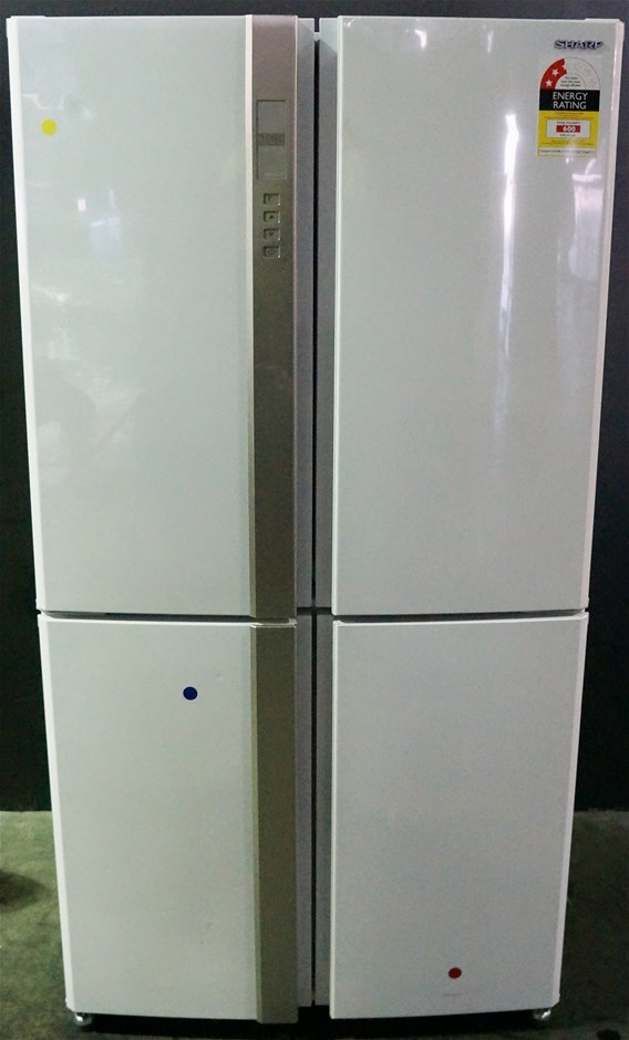 Sharp 624L French Door Refrigerator (White)(SJFB624VWH) Auction