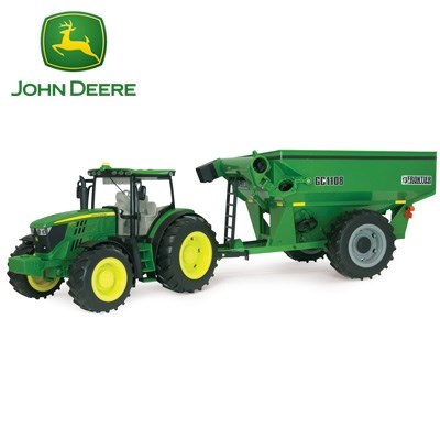 John Deere 1:16 Tractor with Grain Cart