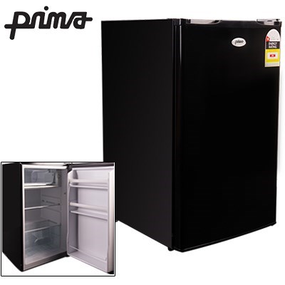 Prima 115L Bar Fridge & Freezer - Black