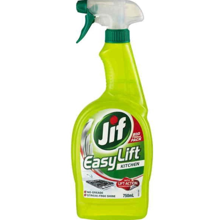 12 x Jif 750ml Easy Lift Kitchen Spray