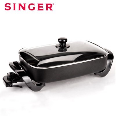 Singer 1850W Electric Frying Pan - Black