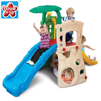 Grow'n Up Double Slide Climb 'N Hide Jun
