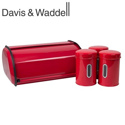 Davis & Waddell Bread Bin & Canister Set