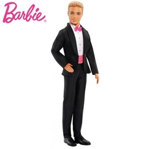Barbie - Ken Groom Doll - Black Tuxedo &
