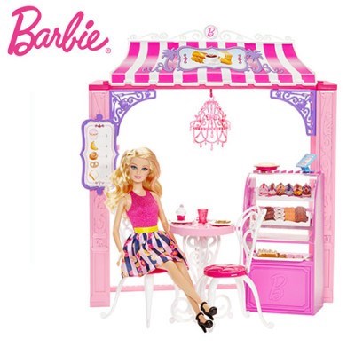 Barbie Malibu Ave Bakery + Doll Playset