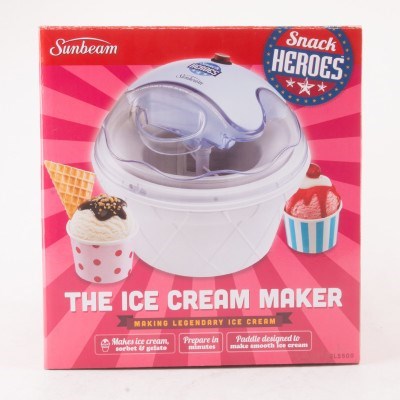 Sunbeam ice best sale cream maker directions