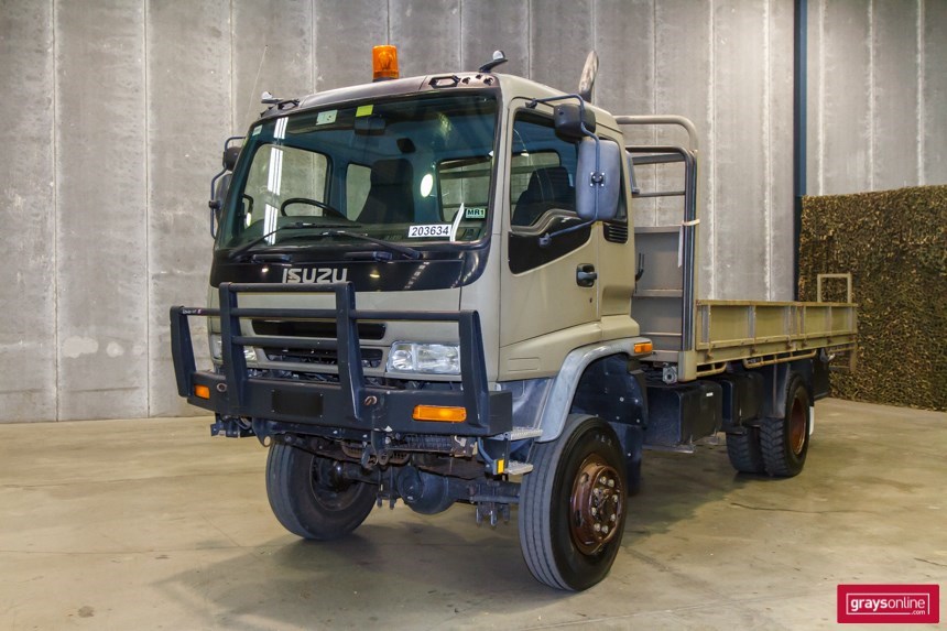 Isuzu FY FTS 750 (8FP02-FTS5MF) 4x4 Flat Top Cargo Truck 10/2000 ...