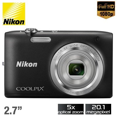 Nikon COOLPIX S2800 Digital Camera - 20.
